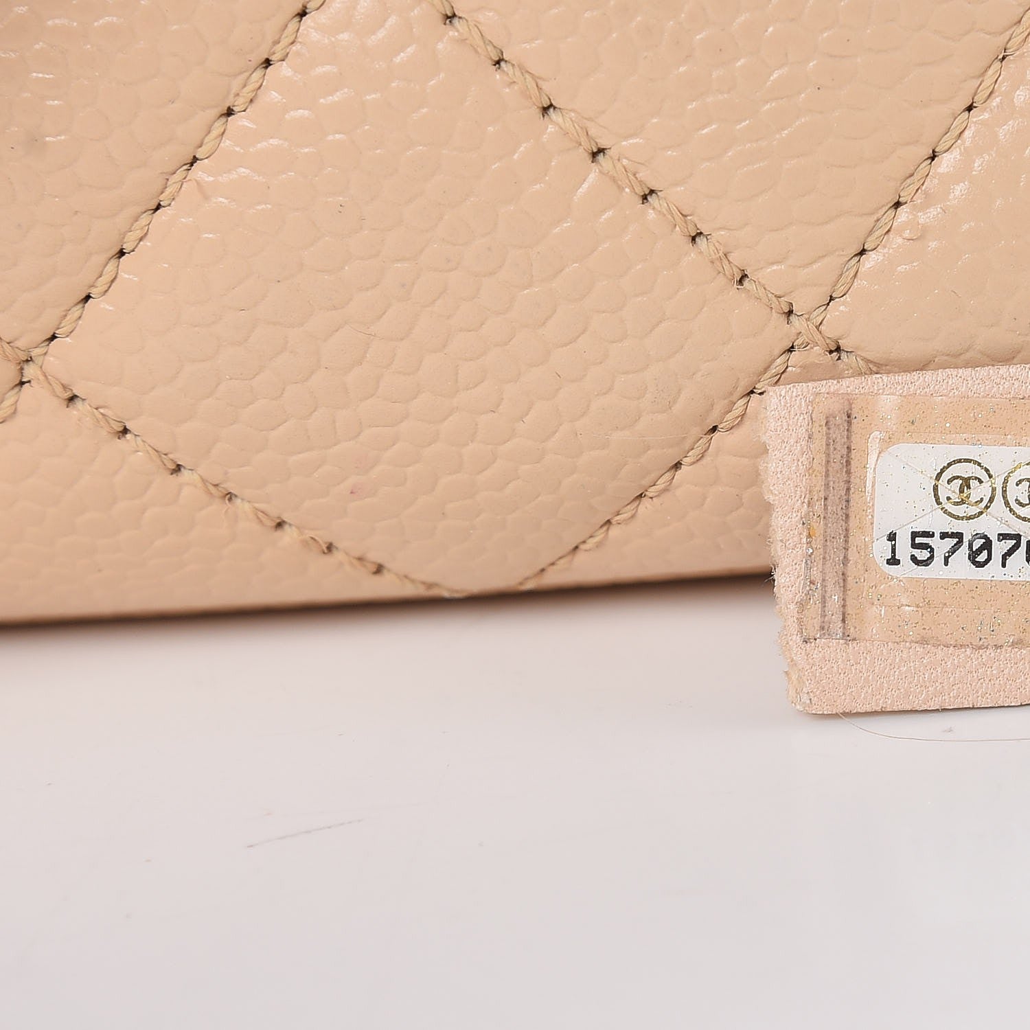 Chanel Caviar Quilted Grand Shopping Tote GST Beige Clair 7 of 12