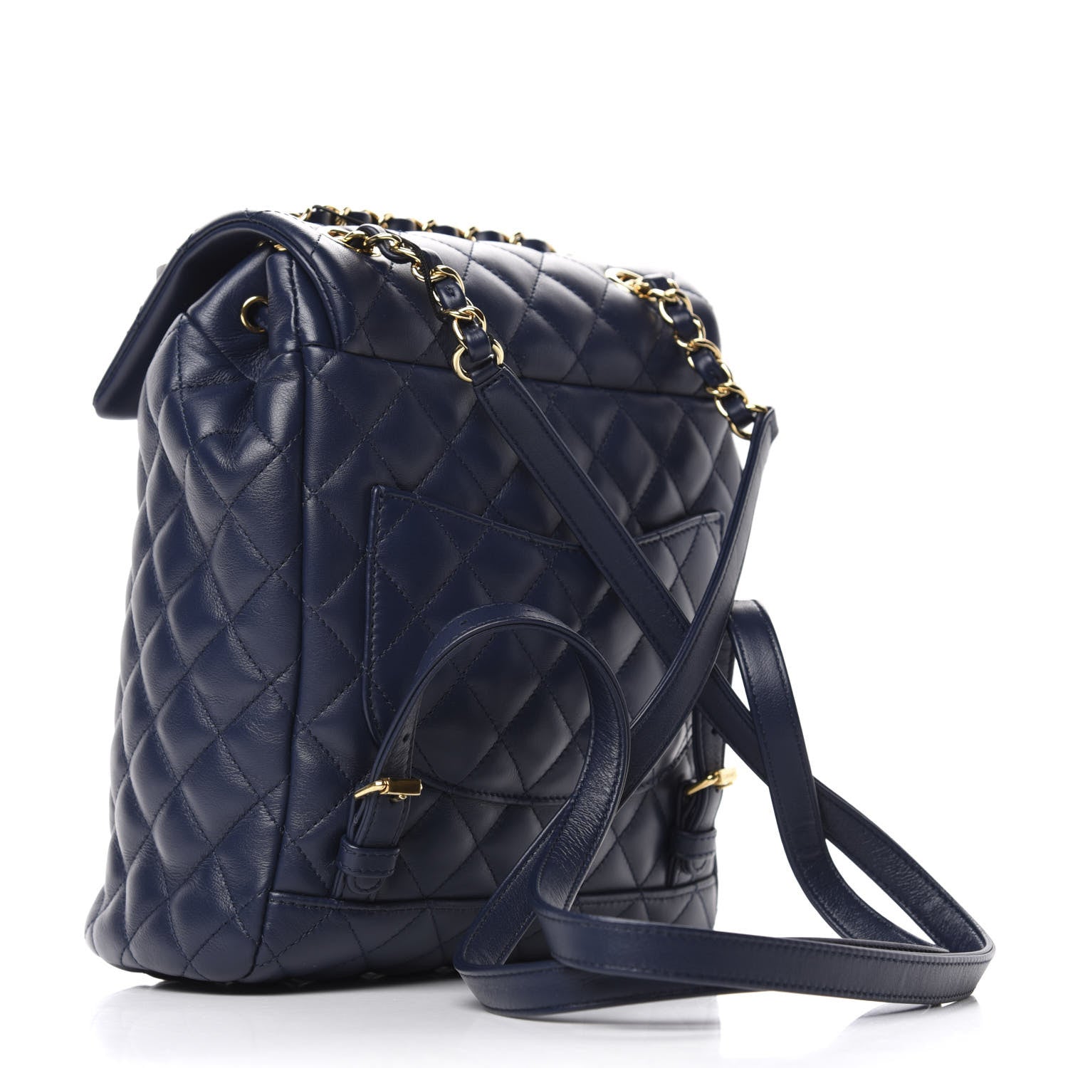 Chanel Calfskin Quilted Small Urban Spirit Backpack Navy 2 of 9
