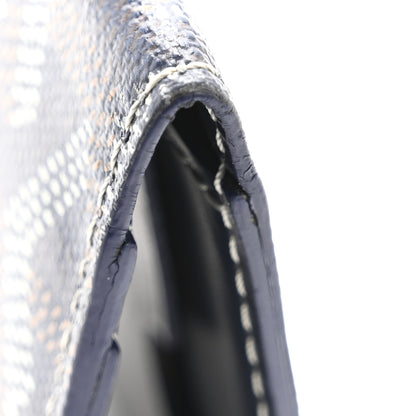 Goyard Goyardine Saint Marc Folding Card Case Navy 10 of 10