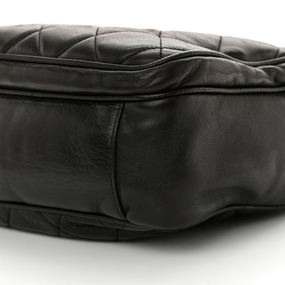 Chanel Lambskin Quilted CC Shoulder Bag Black 10 of 11