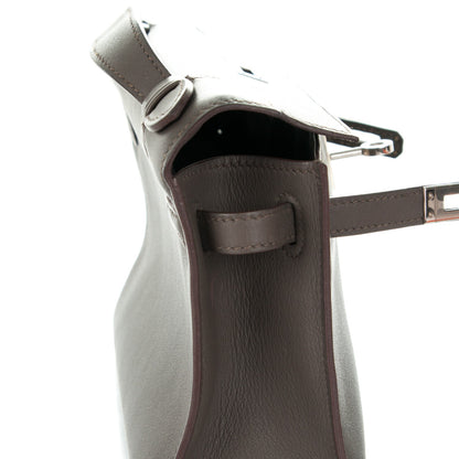 Hermes Swift Kelly Pochette Clutch Etain 15 of 18