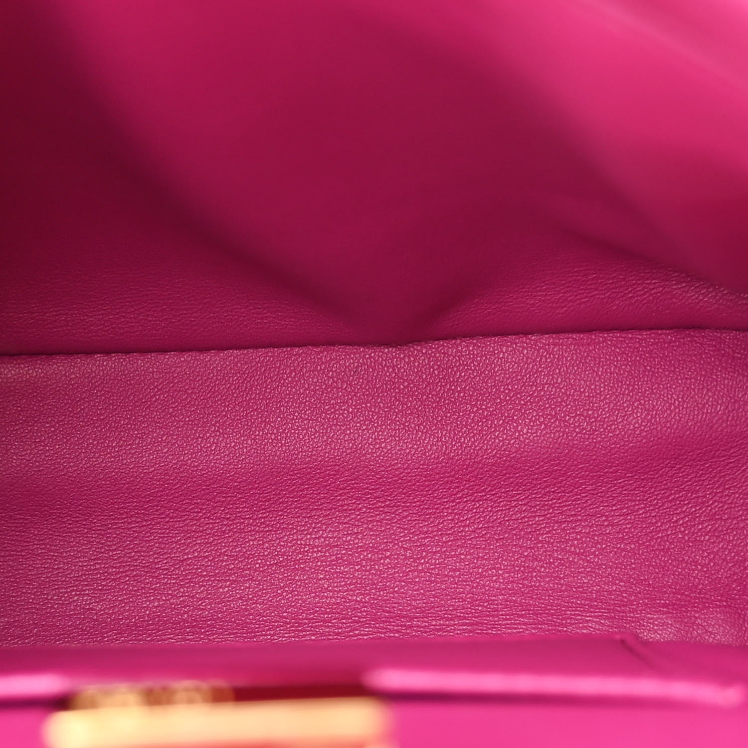 Fendi Nappa Mini Peekaboo Iconic Satchel Magenta 6 of 11