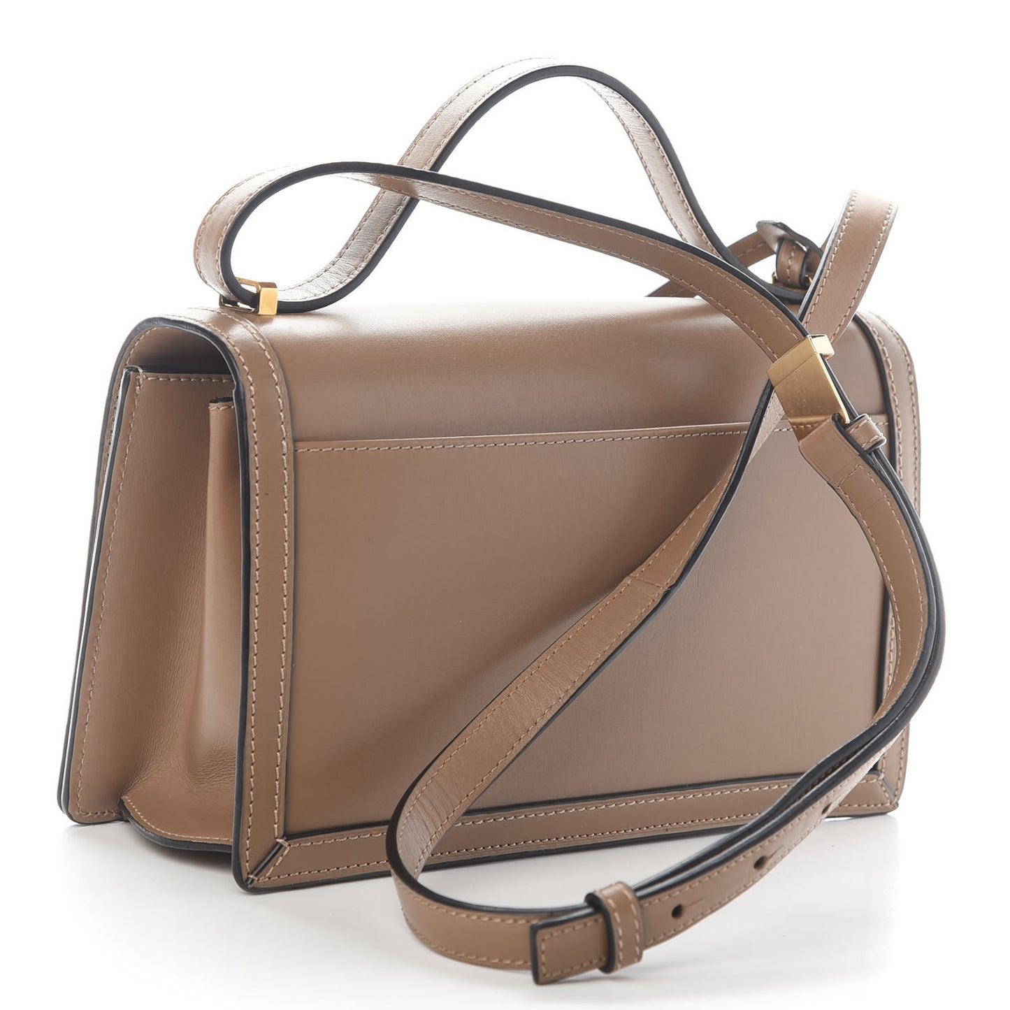 Calfskin Medium Barcelona Shoulder Bag Mink