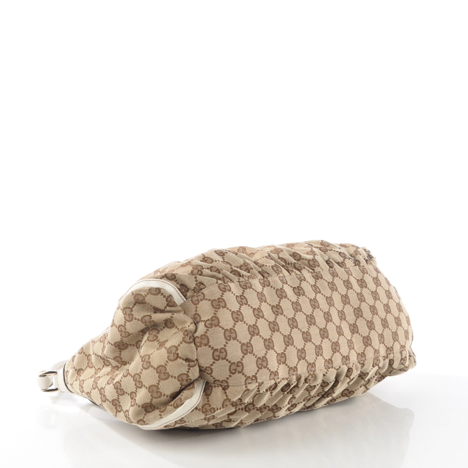 Gucci Monogram D Gold Large Hobo Off White 3 of 7