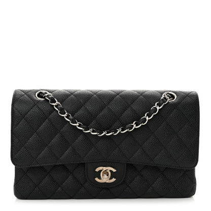 Chanel Caviar Quilted Medium Double Flap Black 1 of 11