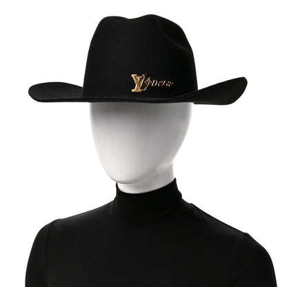 Louis Vuitton Felt LV Lovers Hat M Black 2 of 9