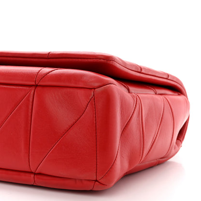 Saint Laurent Lambskin Patchwork Monogram Large Jamie Red 10 of 10