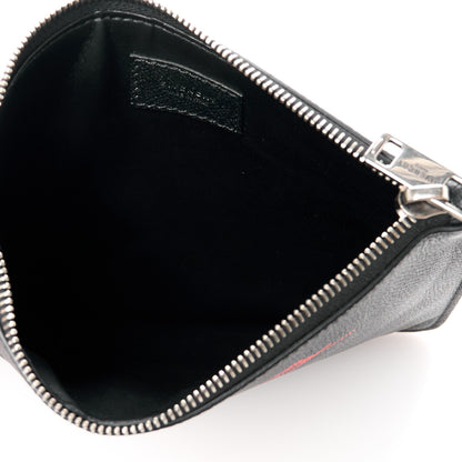 Givenchy Textured Coated Canvas Mad Love Tour Small Pouch Black 5 of 10