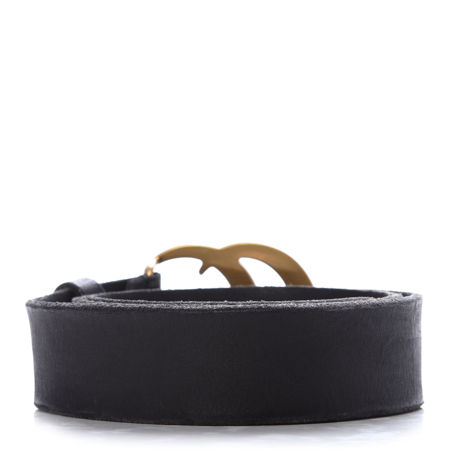 Faded Calfskin Double G 40mm Belt 85 34 Black