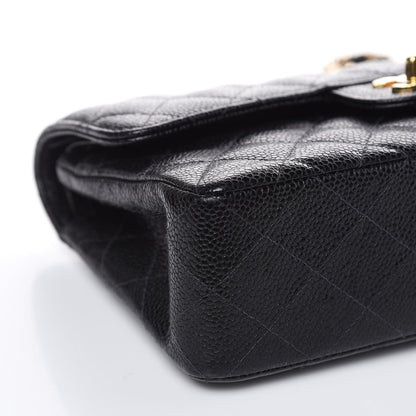 Chanel Caviar Quilted Small Double Flap Black 8 of 13