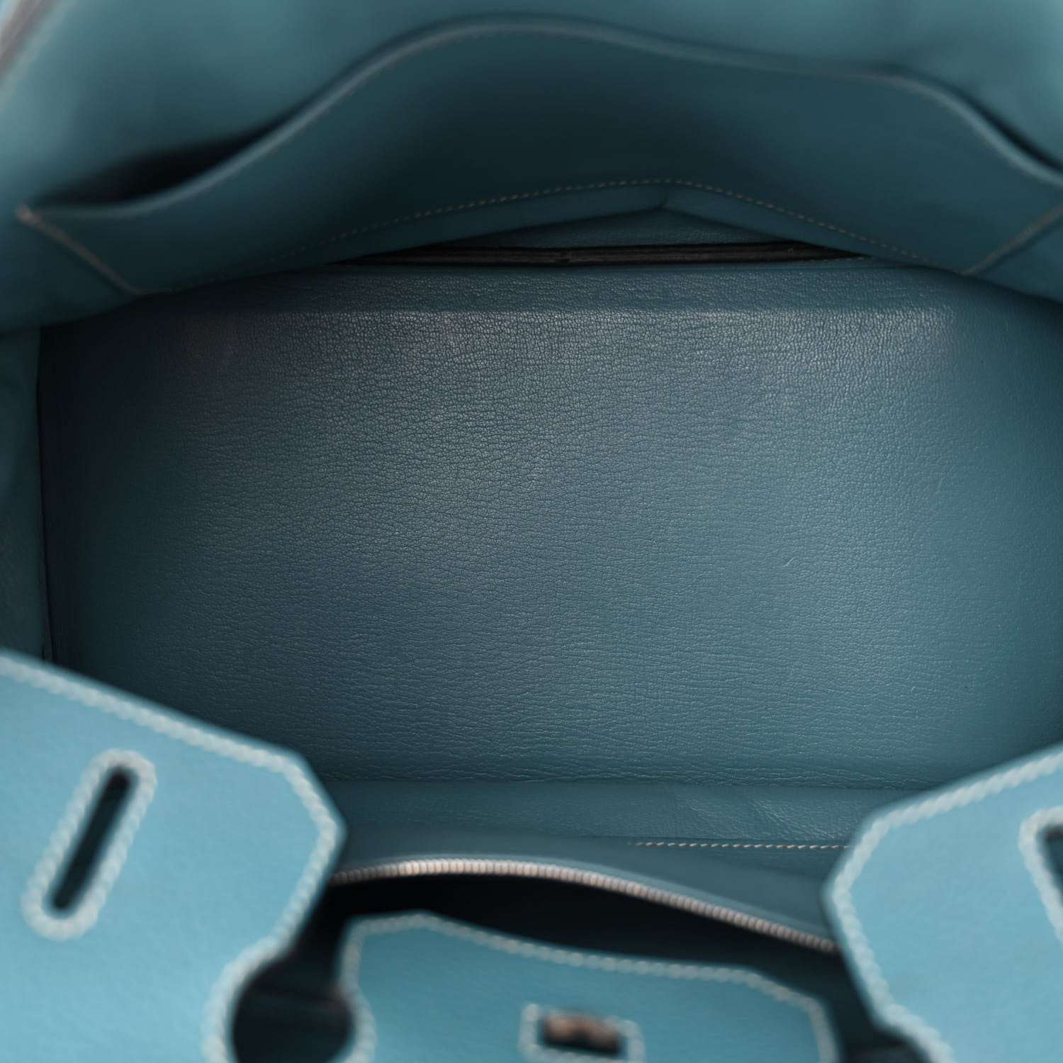 Hermes Togo Birkin 35 Blue Jean 5 of 12