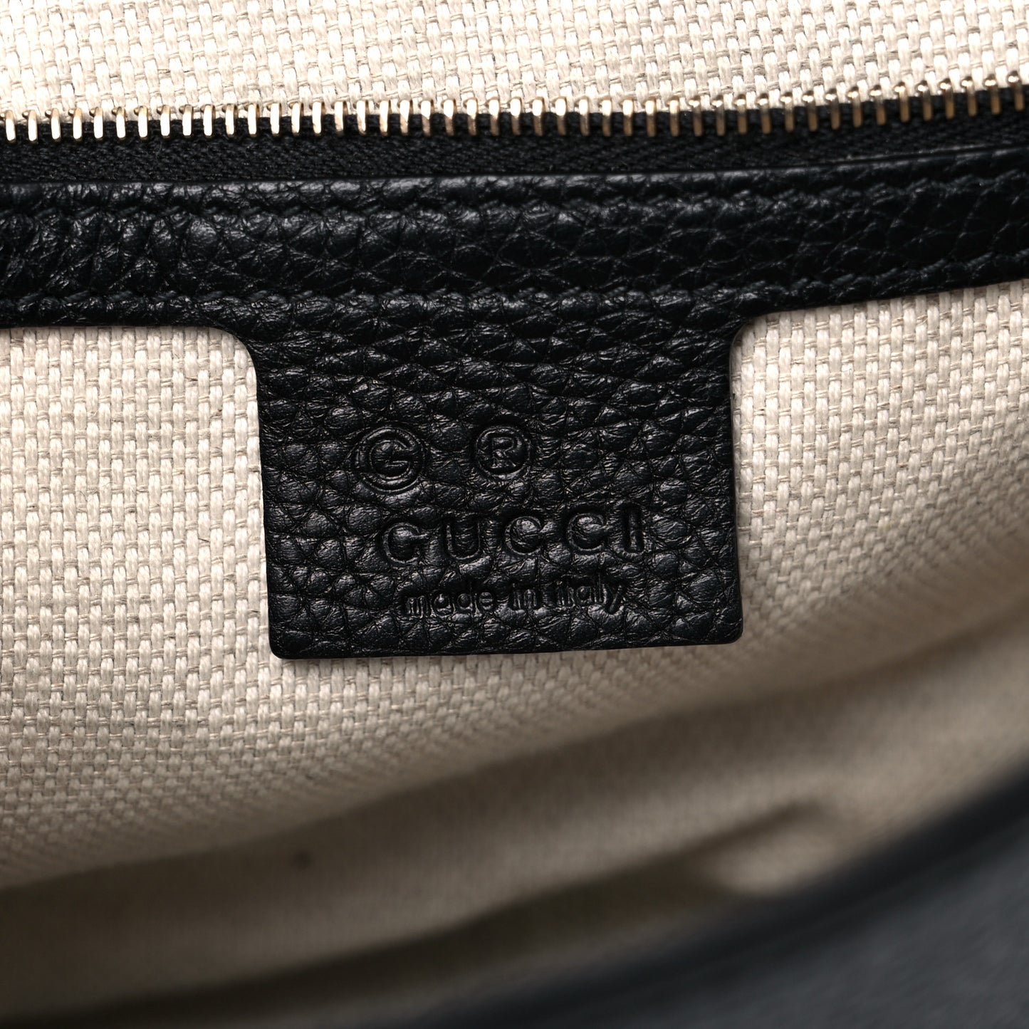 Pebbled Calfskin Medium Soho Flap Crossbody Black