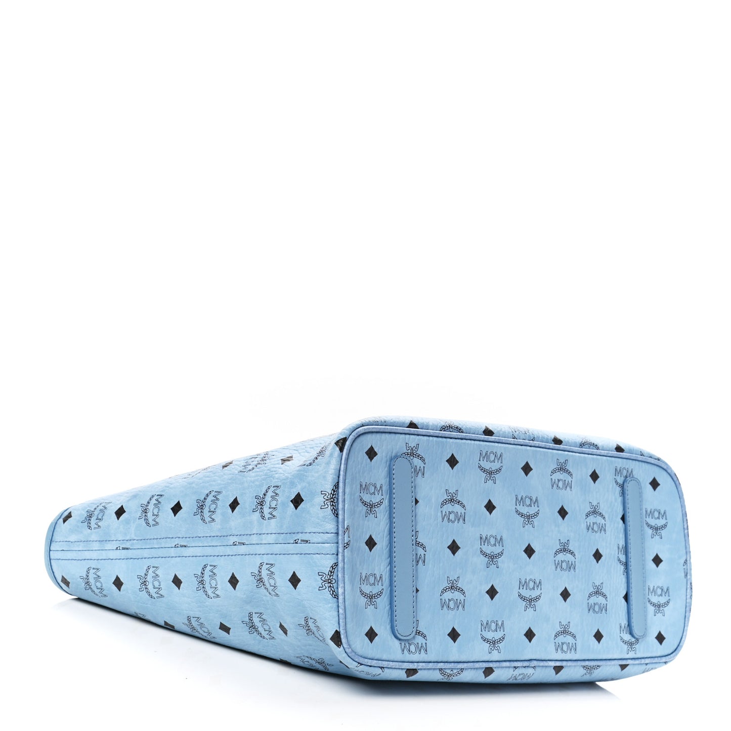 Visetos Medium Anya Zip Top Shopper Tote Blue