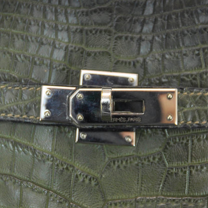 Hermes Matte Alligator SO KELLY 22 Green 5 of 8