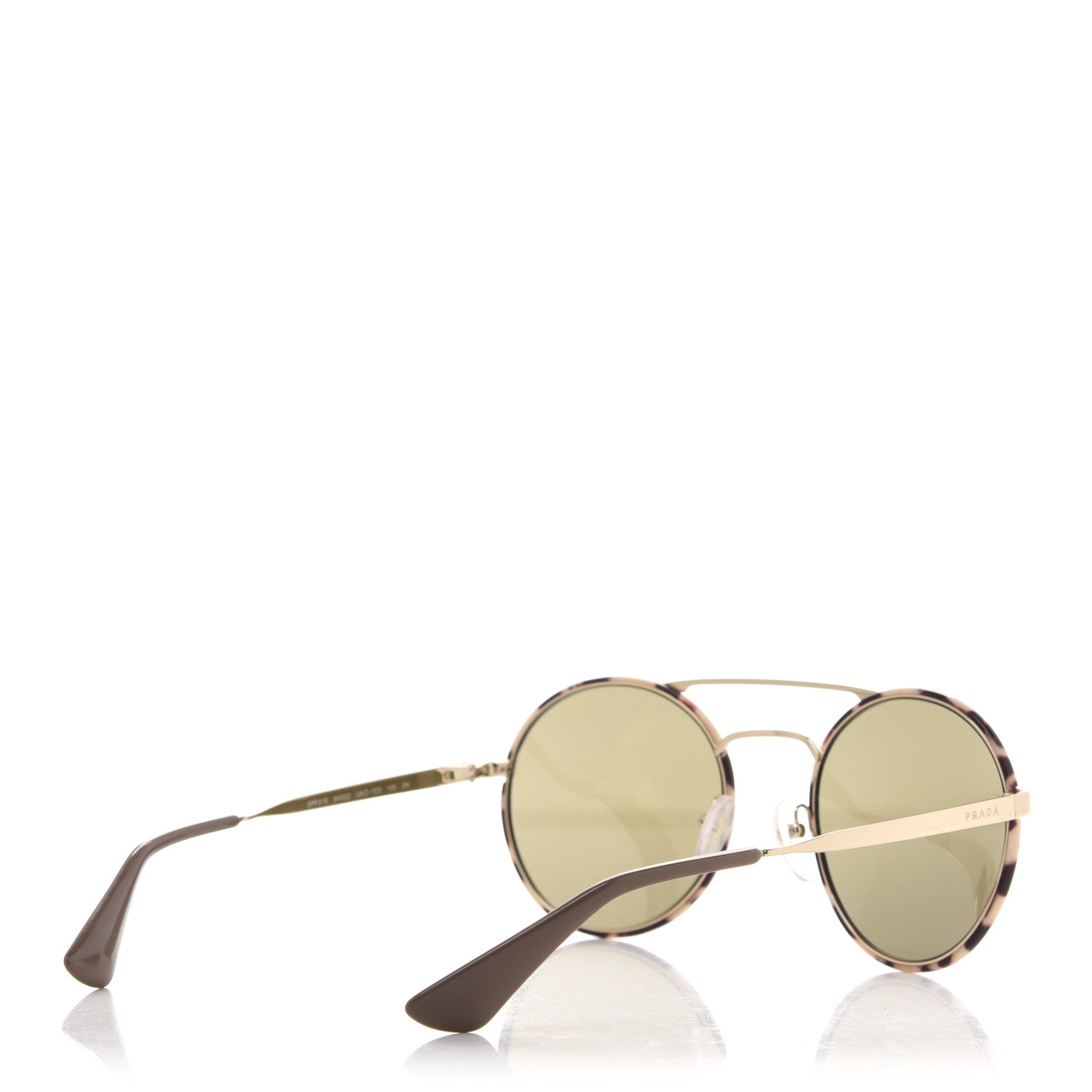 Prada Round Sunglasses SPR51S Tortoise 4 of 8
