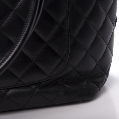 Chanel Calfskin Quilted Large Cambon Tote Black 11 of 12