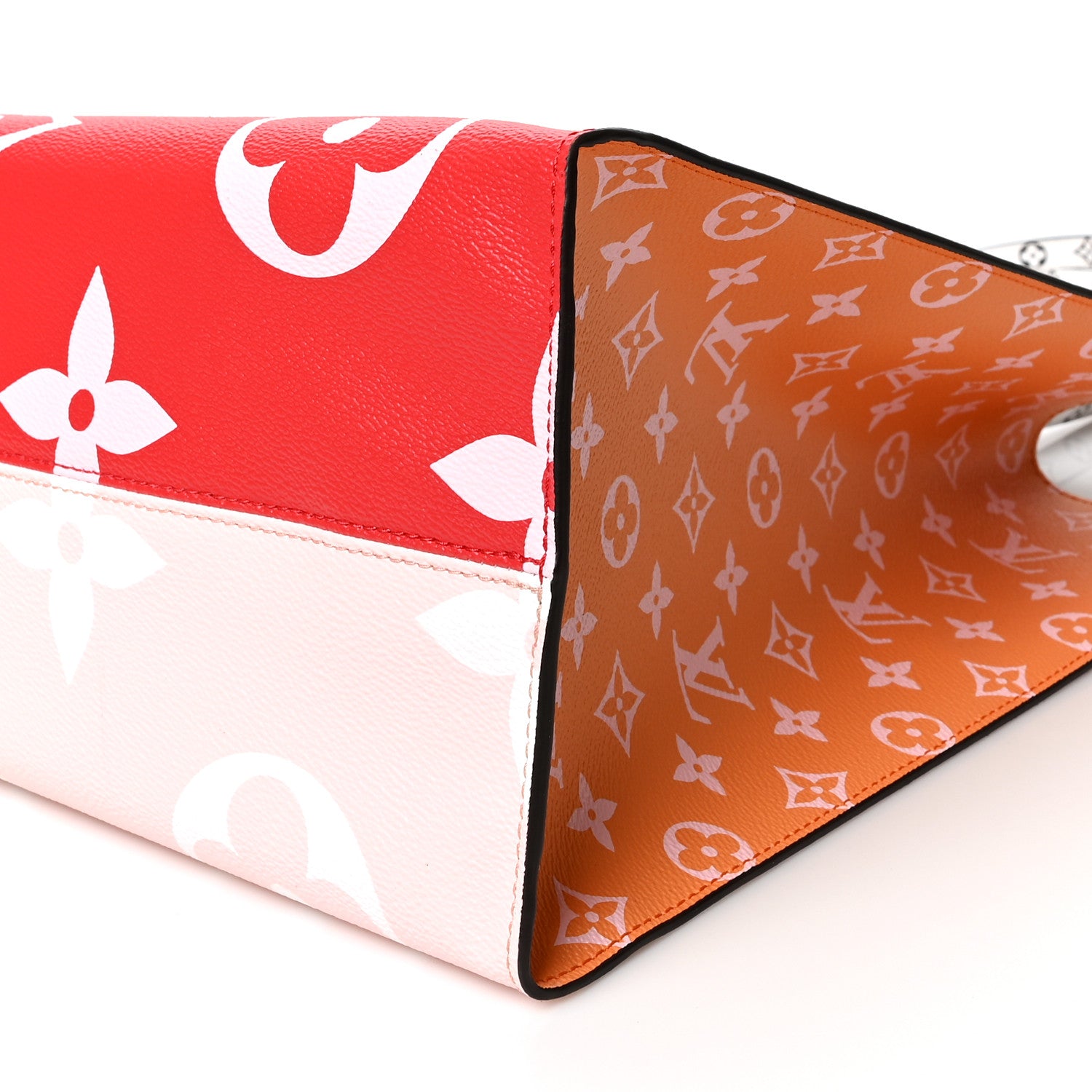 Louis Vuitton Monogram Giant Onthego GM Rouge Rose 9 of 9