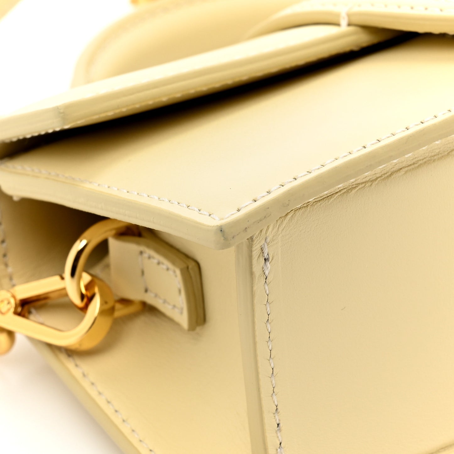 Smooth Calfskin Le Bambino Pale Yellow