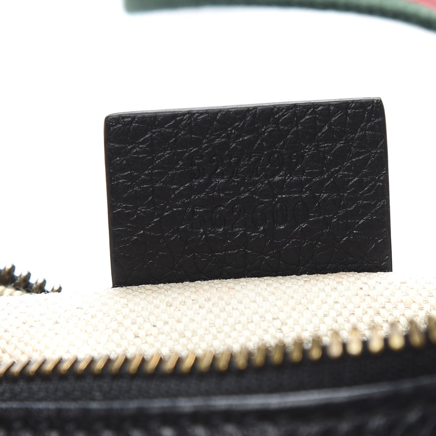 Grained Calfskin Small Logo Belt Bag Black