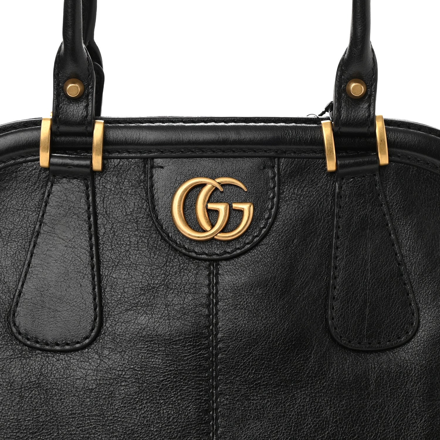Gucci Calfskin Large Re(Belle) Top Handle Bag Black 8 of 11