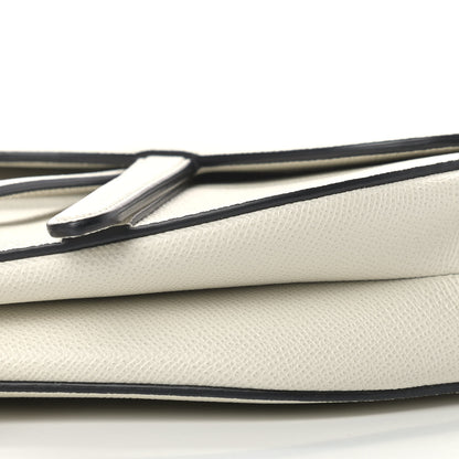 Christian Dior Grained Calfskin Saddle Bag White 8 of 11