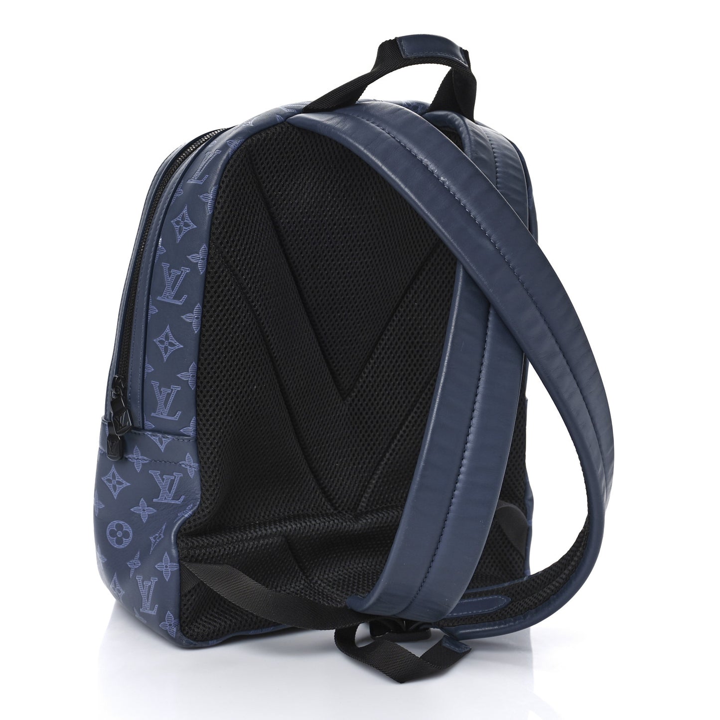 Calfskin Monogram Shadow Sprinter Backpack Blue