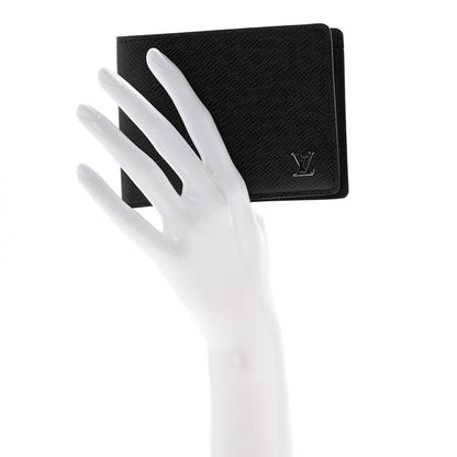 Louis Vuitton Taiga Multiple Wallet Black 2 of 7
