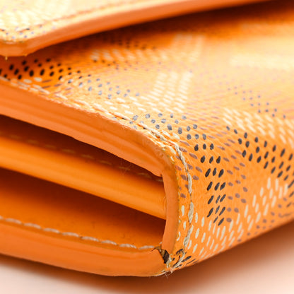 Goyard Goyardine Varenne Long Wallet Yellow 7 of 9