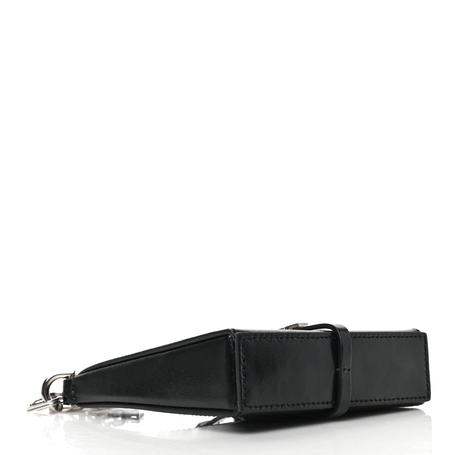 Givenchy Brushed Calfskin Micro Cut Out Shoulder Bag Black 4 of 8
