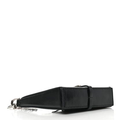 Givenchy Brushed Calfskin Micro Cut Out Shoulder Bag Black 4 of 8