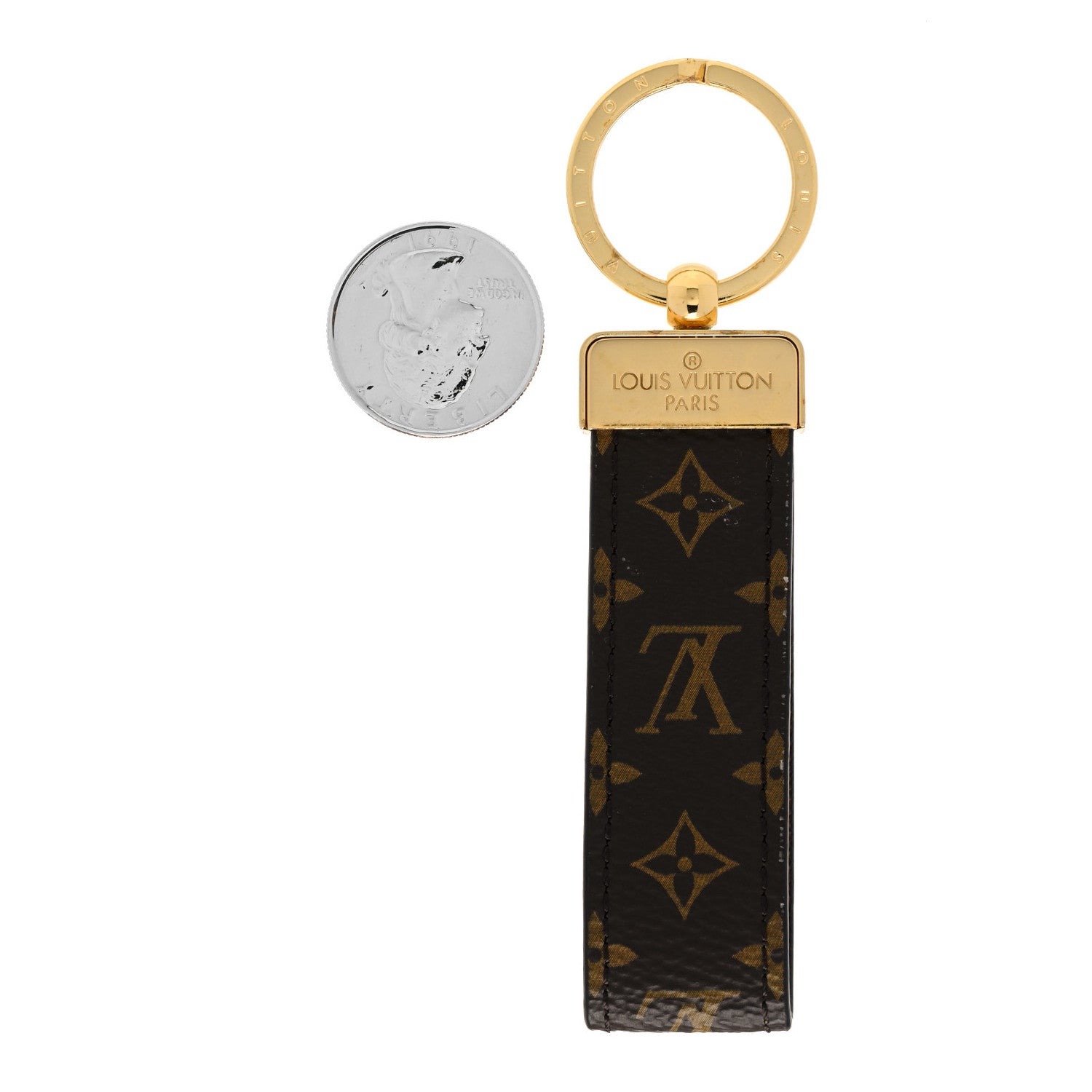 Louis Vuitton Monogram Dragonne Key Holder 2 of 3