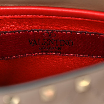 Valentino Garavani Lambskin Small Rockstud Spike Shoulder Bag Poudre 6 of 10