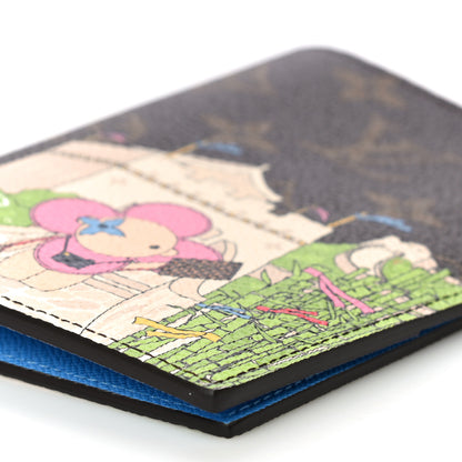 Louis Vuitton Monogram 2021 Christmas Animation China Passport Cover Myosotis Blue 9 of 12