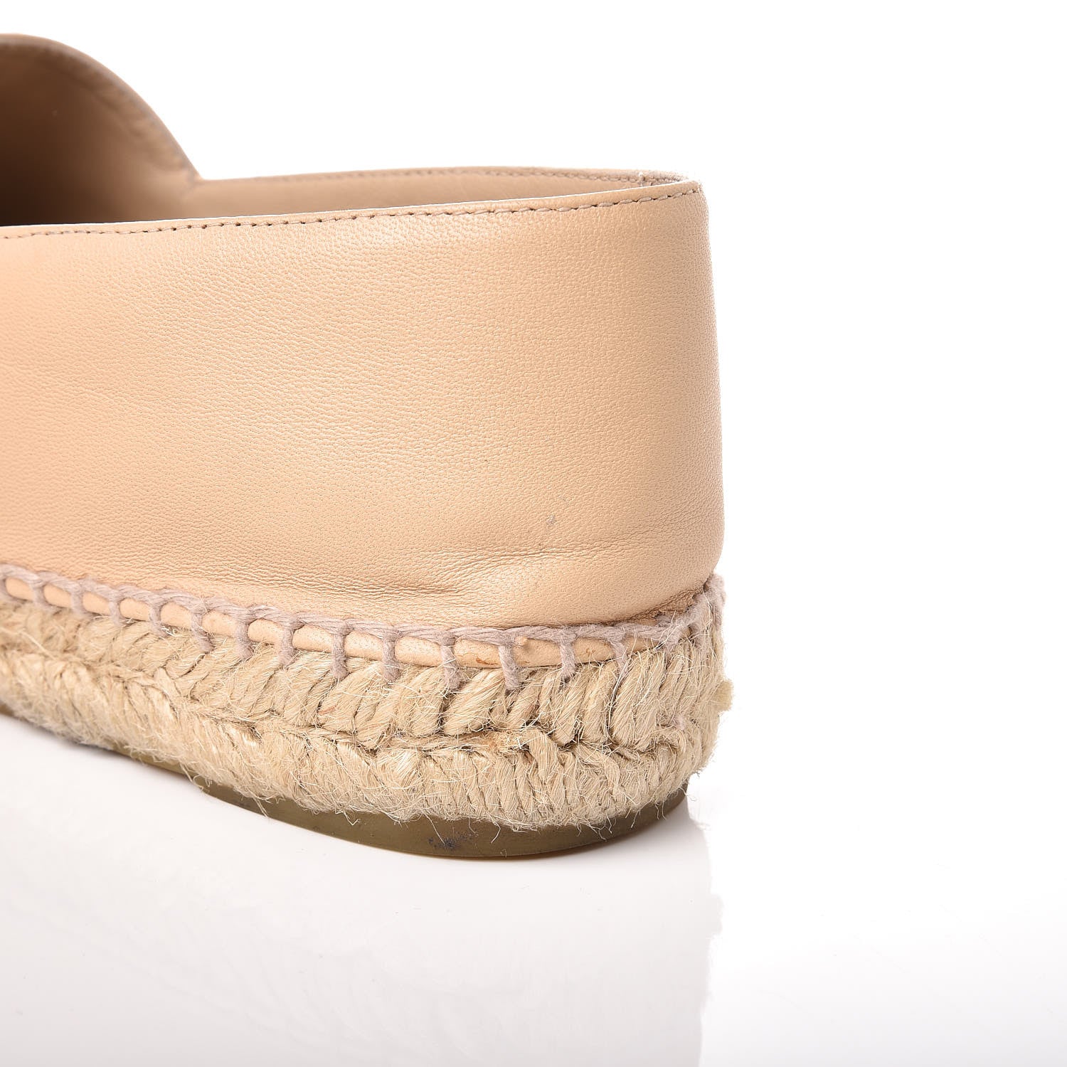 Chanel Lambskin CC Espadrilles 39 Beige Black 12 of 13