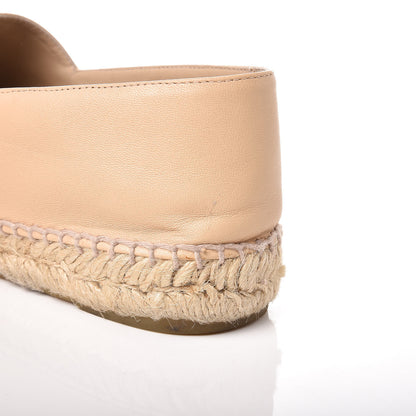 Chanel Lambskin CC Espadrilles 39 Beige Black 12 of 13