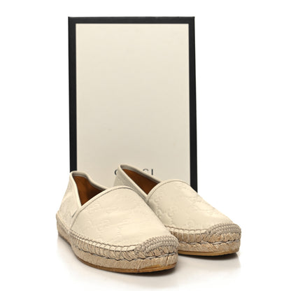 Gucci Guccissima Signature Espadrilles 37 Mystic White 9 of 9