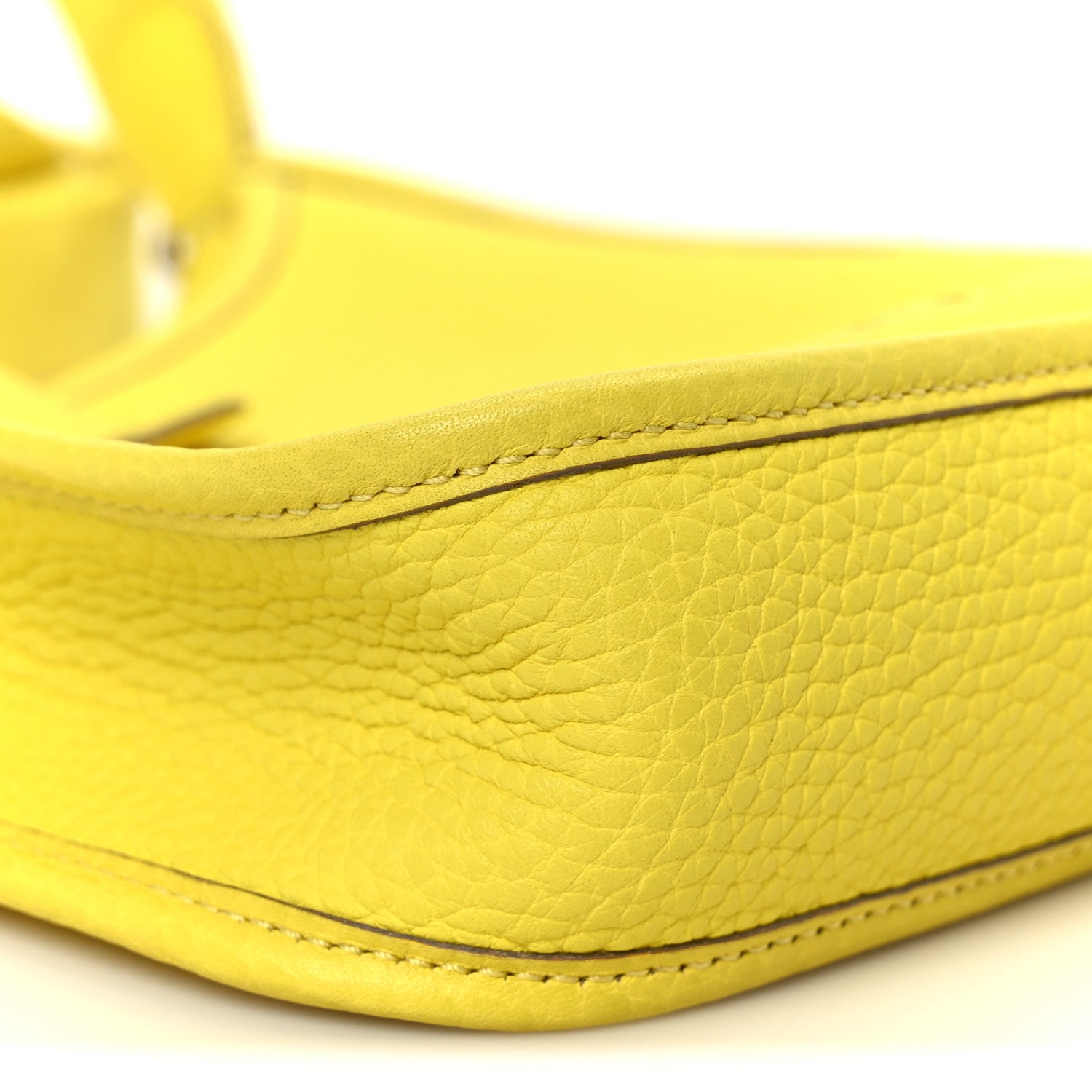 Hermes Taurillon Clemence Evelyne TPM Lime 10 of 11
