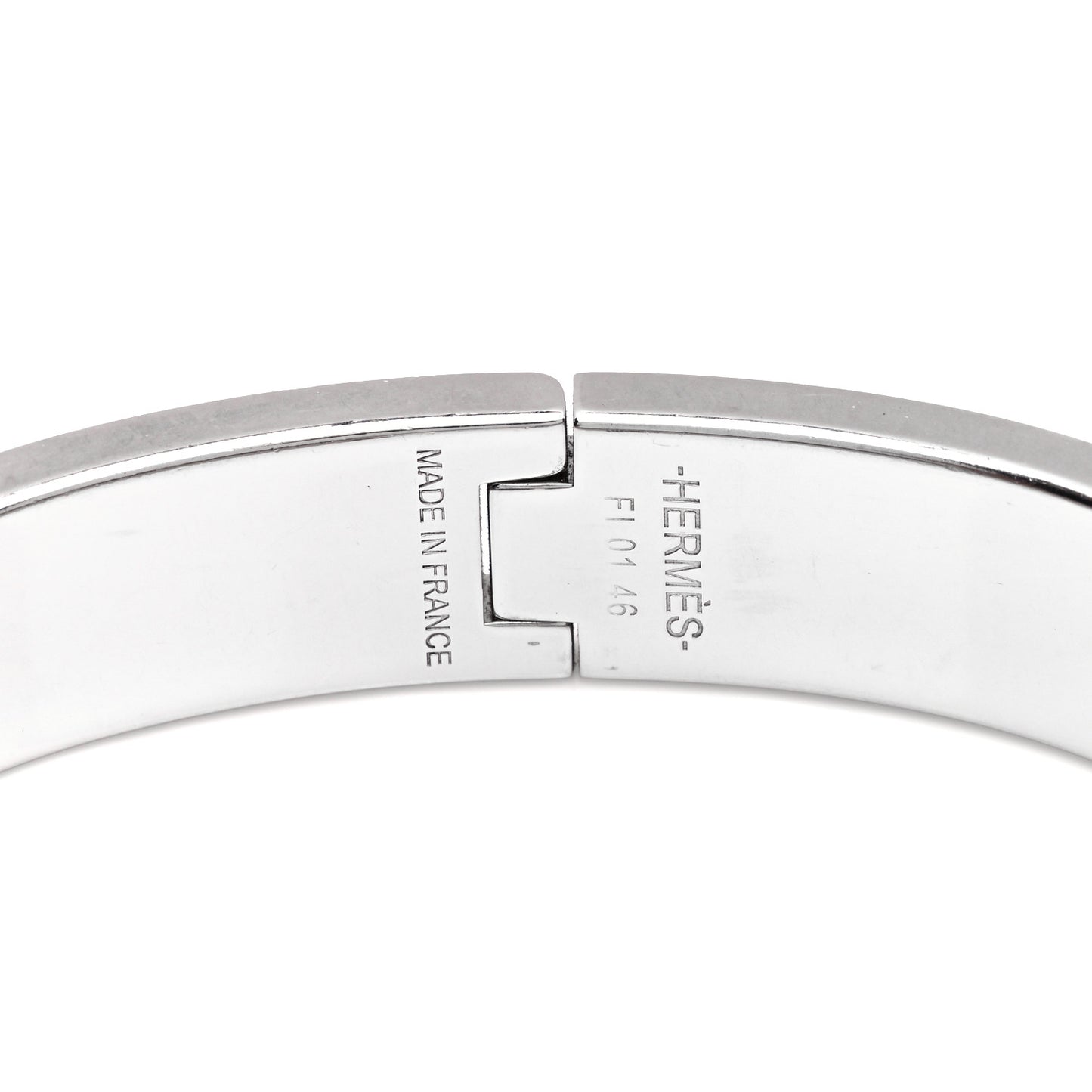 Narrow Enamel Clic Clac H Bracelet PM Bleu Nuit