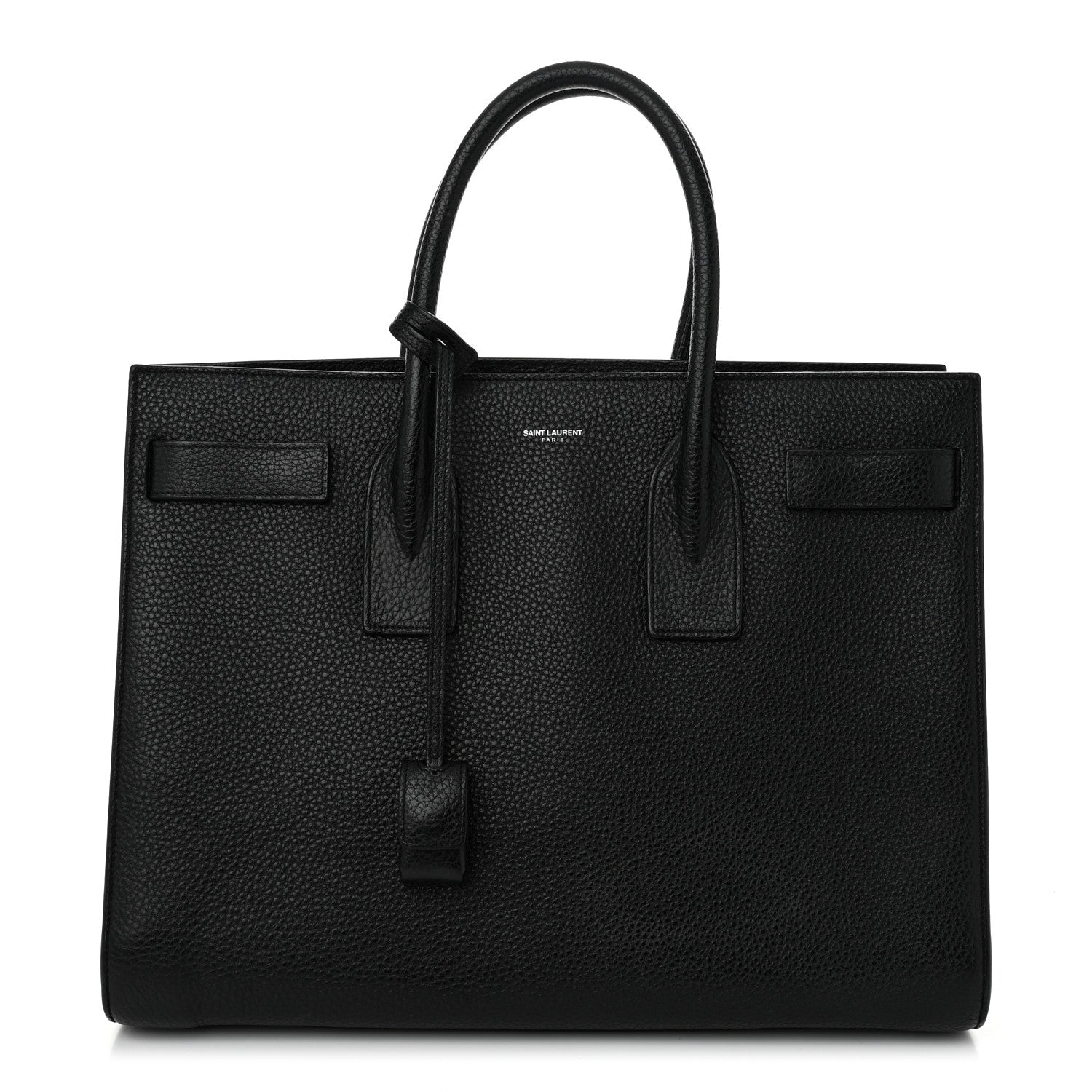 Saint Laurent Grained Calfskin Large Sac De Jour Carryall Black 1 of 10