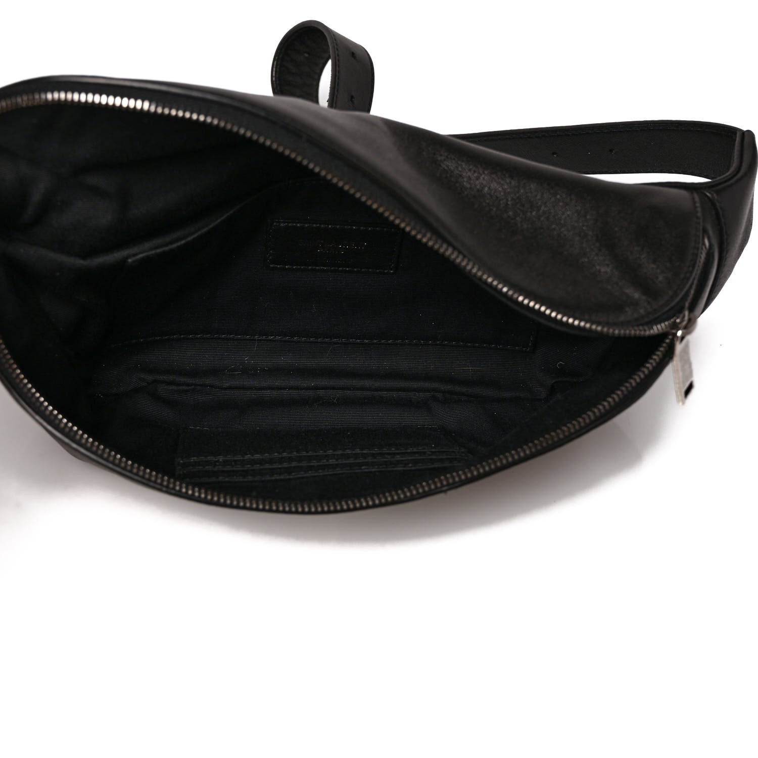 Saint Laurent Calfskin Monogram Belt Bag Black 5 of 8