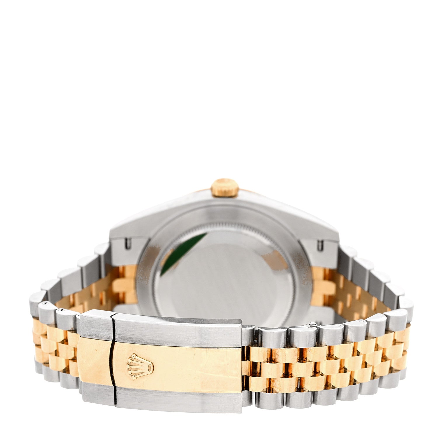 Rolex Stainless Steel 18K Yellow Gold Diamond 41mm Oyster Perpetual Datejust Watch Champagne 126333 3 of 5
