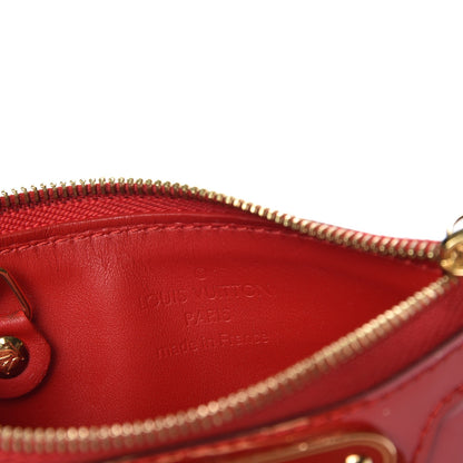 Louis Vuitton Vernis Key Pouch Cherry 6 of 8