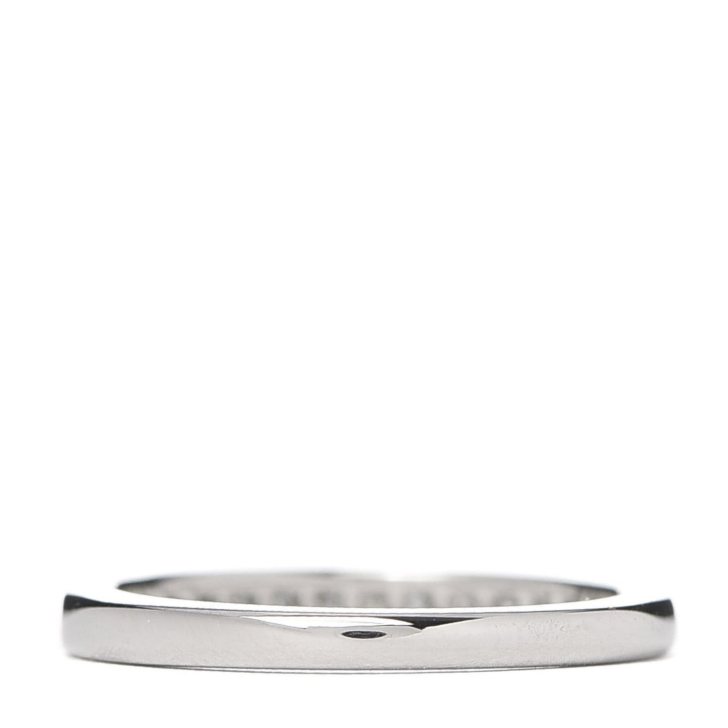 Platinum Diamond .21ctw Half Circle Wedding Band Ring 47 4
