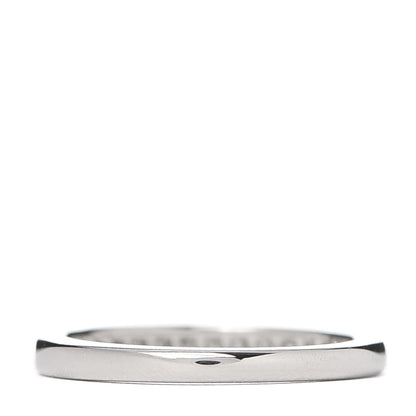 Tiffany Platinum Diamond .21ctw Half Circle Wedding Band Ring 47 4 3 of 5