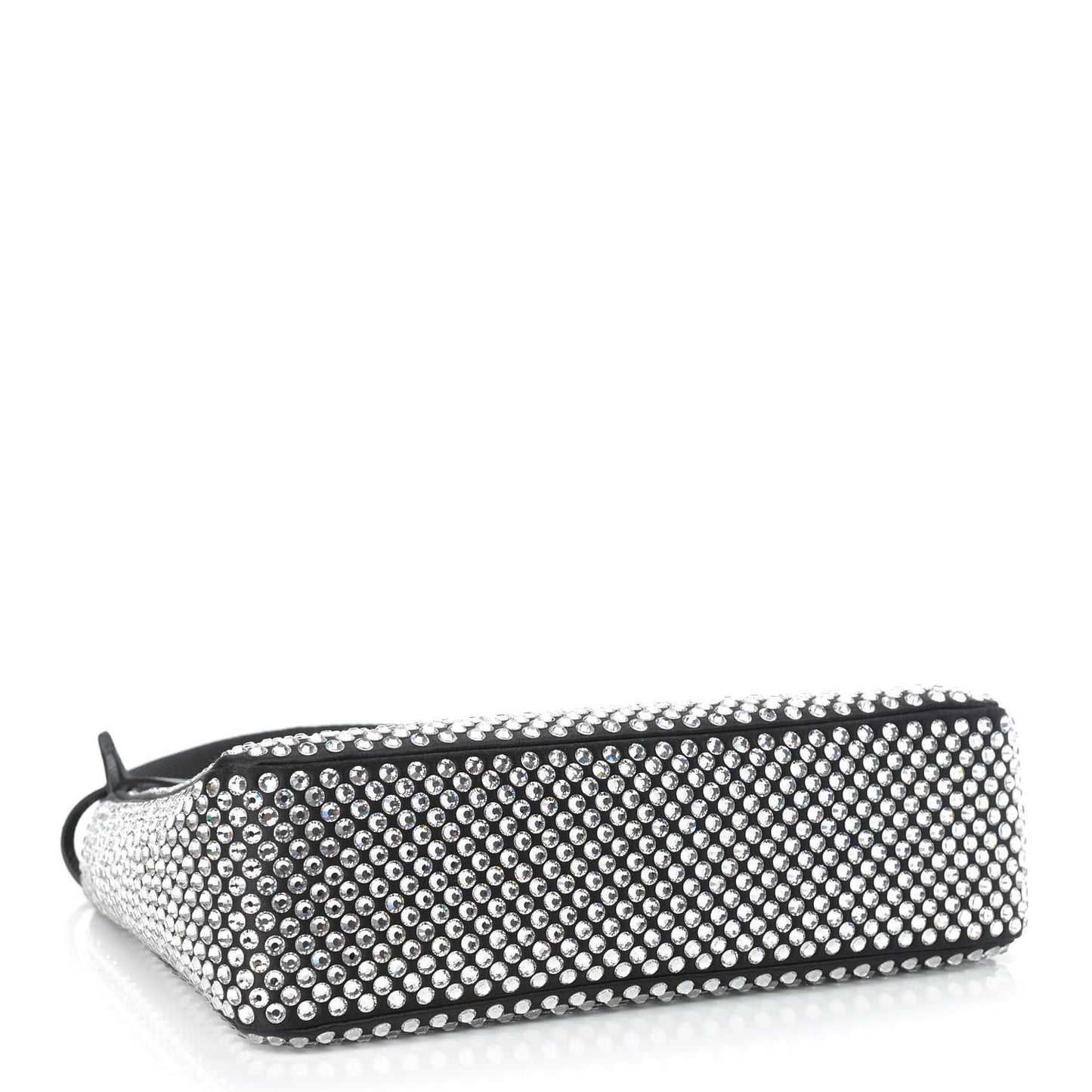 Satin Crystal Mini Re-Edition 2000 Bag Cristal