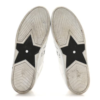 Christian Dior Calfskin Suede Dior Star Low Top Sneakers 37 White Black 6 of 8