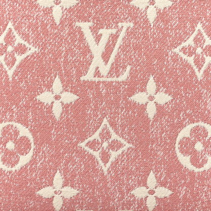 Louis Vuitton Denim Monogram Jacquard Zippy Wallet Pink 7 of 8