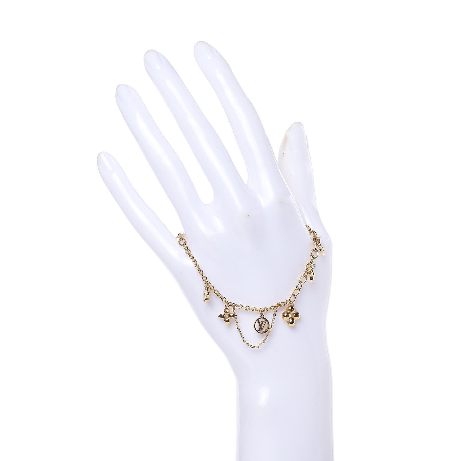 Louis Vuitton Metal Monogram Blooming Supple Bracelet 2 of 4