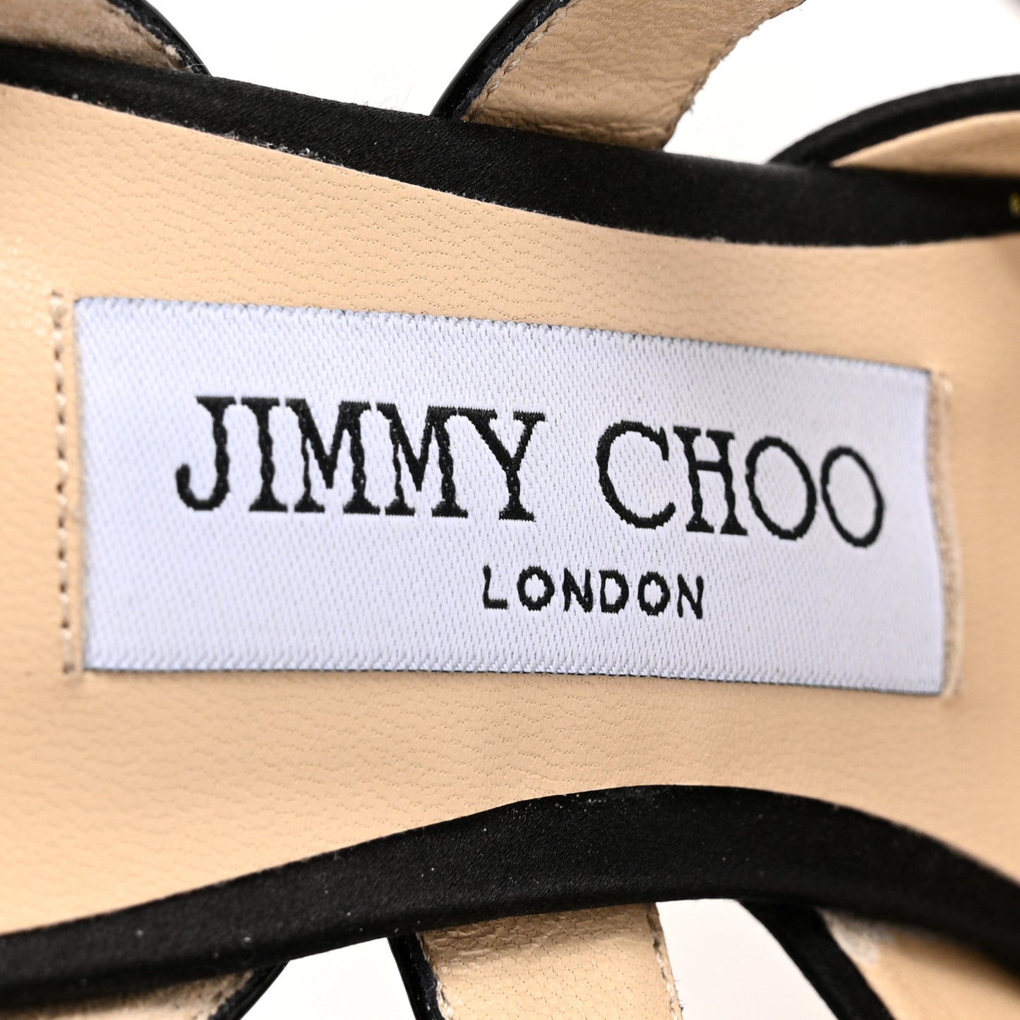 Satin Lorina 100 Sandals 35 Black