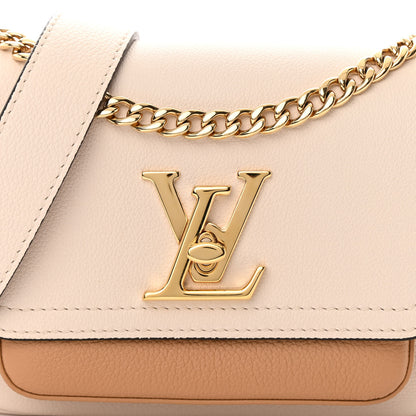 Louis Vuitton Grained Calfskin Lockme Tender Quartz 7 of 10